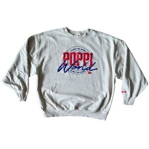 Poppi Medium Unisex Sweatshirt Drink Poppi Merch Thirst No More Poppi World